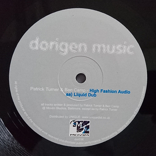 Patrick Turner & Ben Camp : High Fashion Audio EP (12", EP)