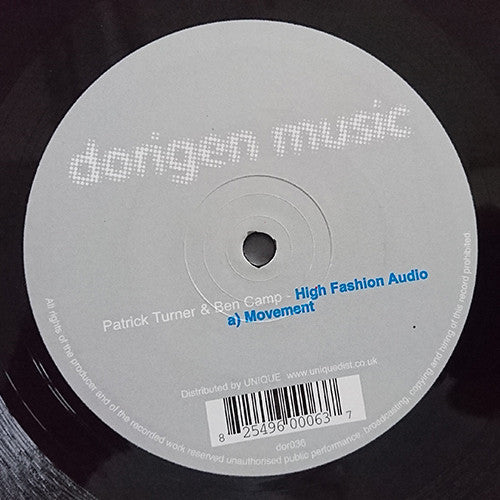 Patrick Turner & Ben Camp : High Fashion Audio EP (12", EP)