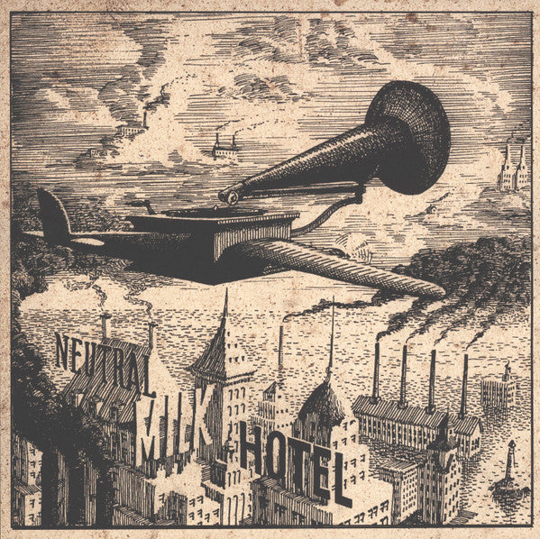 Neutral Milk Hotel : In The Aeroplane Over The Sea (LP, Album, RE, 180)