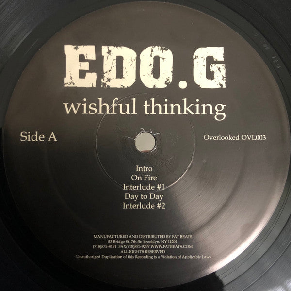 Edo.G* : Wishful Thinking (2xLP, Album)