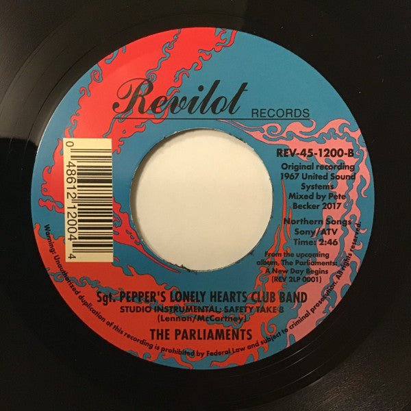 The Parliaments : Sgt Pepper’s Lonely Hearts Club Band (7", Single)