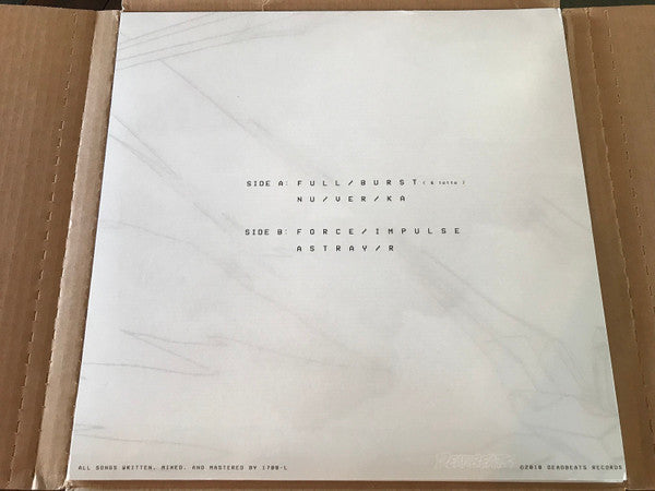 1788-L : S E N T I E N C E (12", EP, Ltd, Whi)