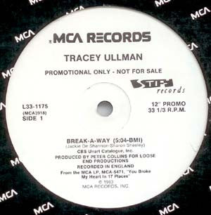 Tracey Ullman : Breakaway (12", Maxi, Promo)