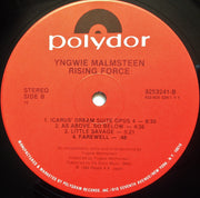Yngwie J. Malmsteen* : Rising Force (LP, Album, RCA)