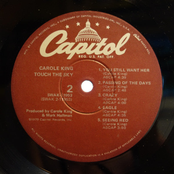 Carole King : Touch The Sky (LP, Album, Win)