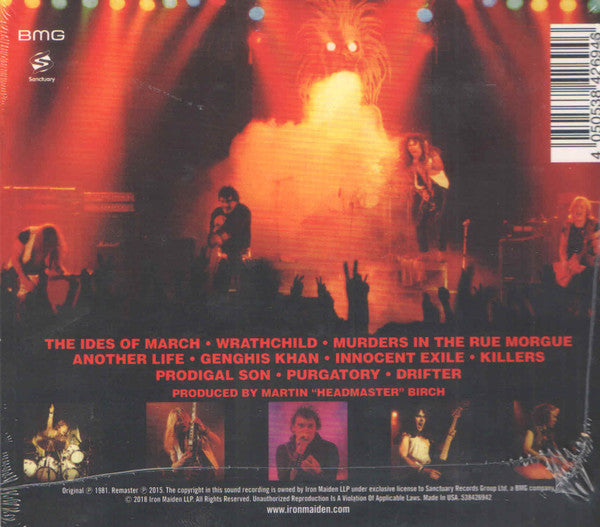 Iron Maiden : Killers (CD, Album, RE, RM, Dig)