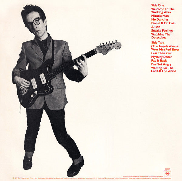 Elvis Costello : My Aim Is True (LP, Album, RP, Ter)