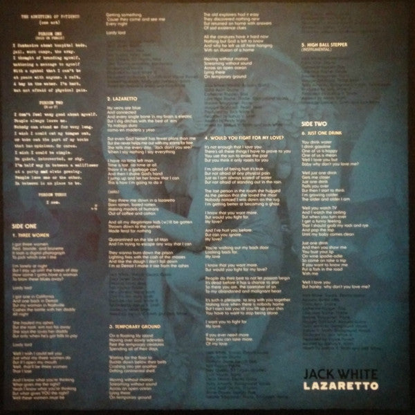 Jack White (2) : Lazaretto (LP, Album, Etch, RE, Ult)