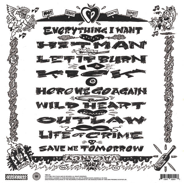 Laughing Hyenas : Life Of Crime (LP, Album, RE, RM)