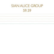 the album cover for Sian Alice Group - 59.59