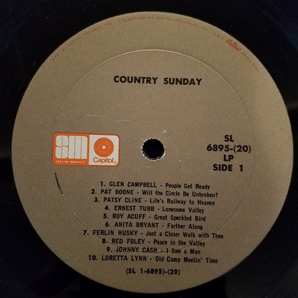 Various : Country Sunday (LP, Comp)