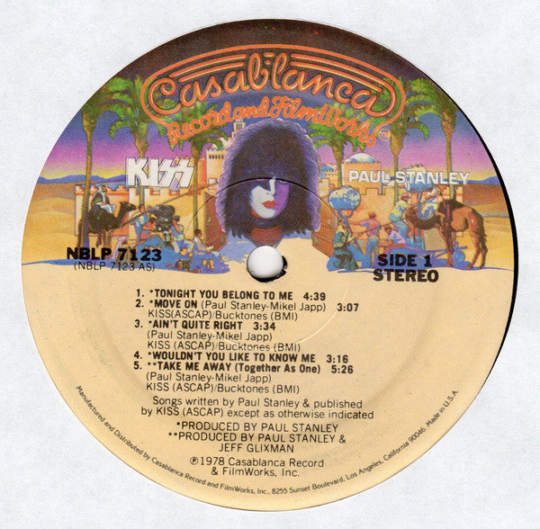 Kiss, Paul Stanley : Paul Stanley (LP, Album, Spe)