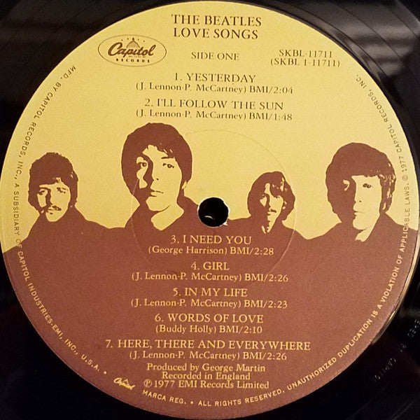 The Beatles : Love Songs (2xLP, Comp, Los)