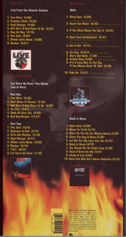 AC/DC : Bonfire (Box, Comp + CD, RE + 2xCD + CD, Comp + CD, Album, )