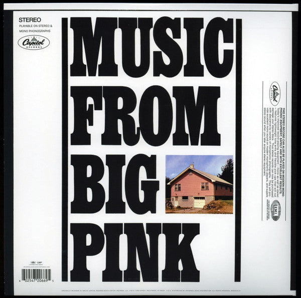 The Band : Music From Big Pink (LP, Album, RE, RM, Gat)