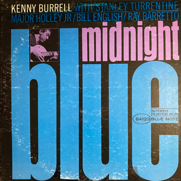Kenny Burrell : Midnight Blue (LP, Album, RE)