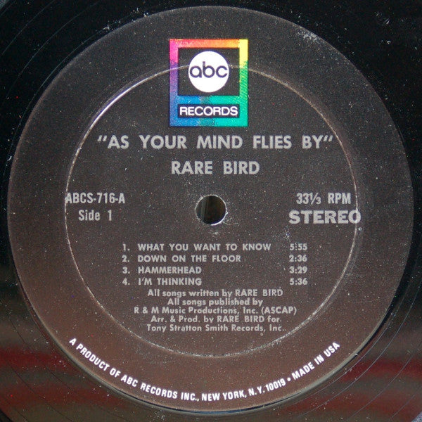 Rare Bird : As Your Mind Flies By (LP, Album, Mon)