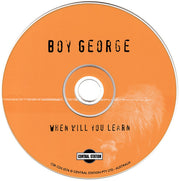 Boy George : When Will You Learn (CD, Single)