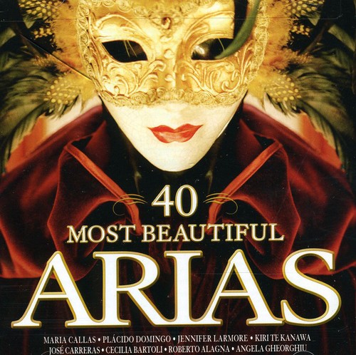 the album cover for 40 Most Beautiful Arias - 40 Most Beautiful Arias / Various