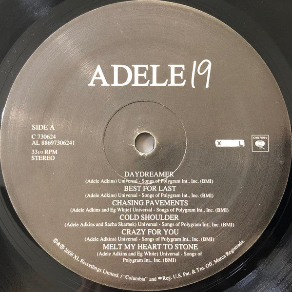 Adele (3) : 19 (LP, Album, RP)