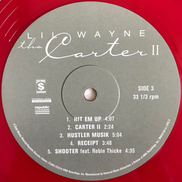 Lil Wayne : Tha Carter II (2xLP, Album, Club, Ltd, Num, RE, Red)