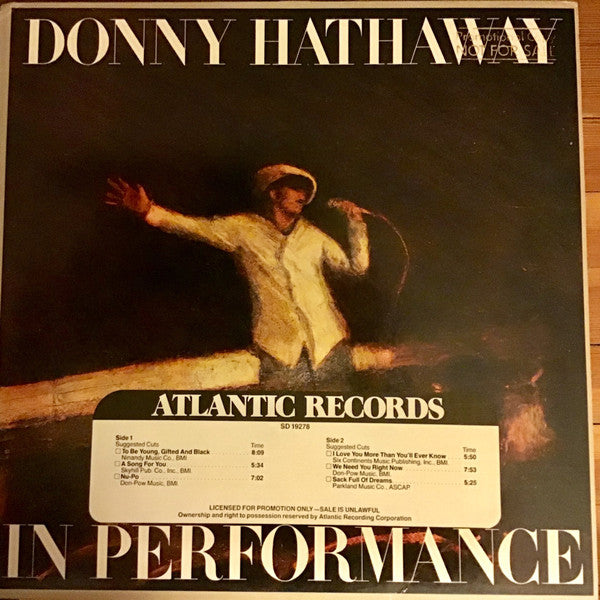 Donny Hathaway : In Performance (LP, Album, AR-)