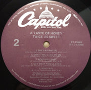 A Taste Of Honey : Twice As Sweet (LP, Album, Jac)