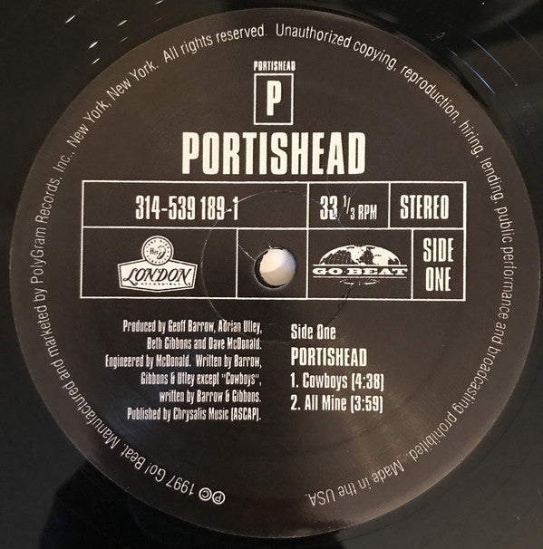 Portishead : Portishead (2xLP, Album, RE, RP, 180)