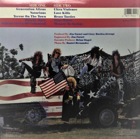 Lizzy Borden : Menace To Society (LP, Album)