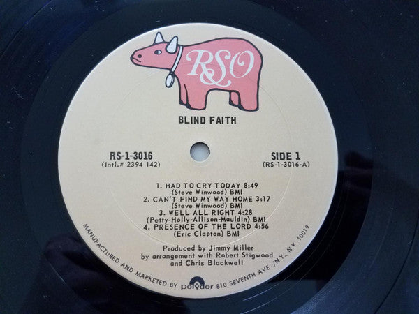 Blind Faith (2) : Blind Faith (LP, Album, RE)