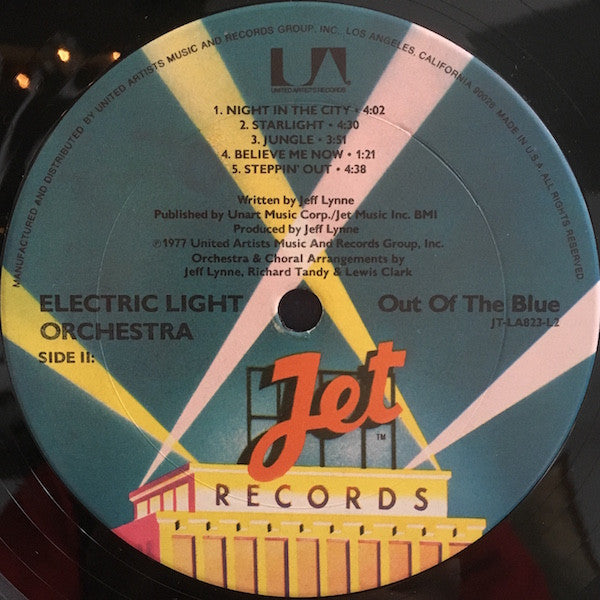 Electric Light Orchestra : Out Of The Blue (2xLP, Album, San)