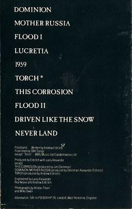 The Sisters Of Mercy : Floodland (Cass, Album, SR,)