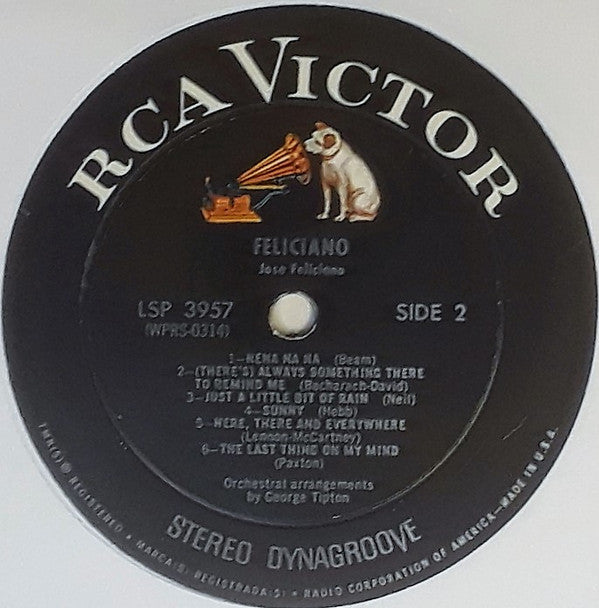 José Feliciano : Feliciano! (LP, Album, Ind)