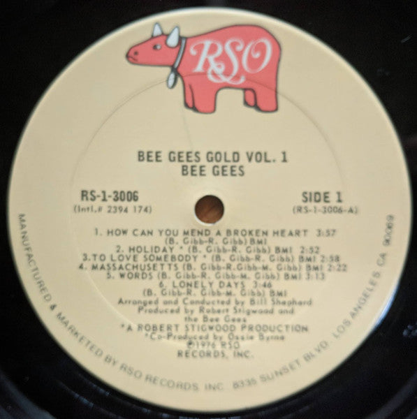 Bee Gees : Gold Volume One (LP, Comp, RP, San)
