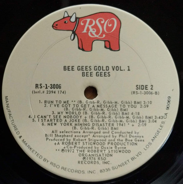 Bee Gees : Gold Volume One (LP, Comp, RP, San)