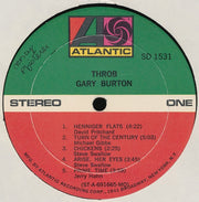 Gary Burton : Throb (LP, Album, MO )
