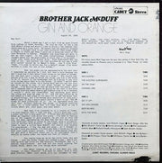 Brother Jack McDuff : Gin And Orange (LP, Album)