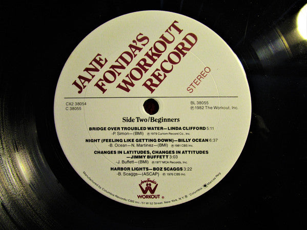 Various : Jane Fonda's Workout Record (2xLP, Comp, Gat)