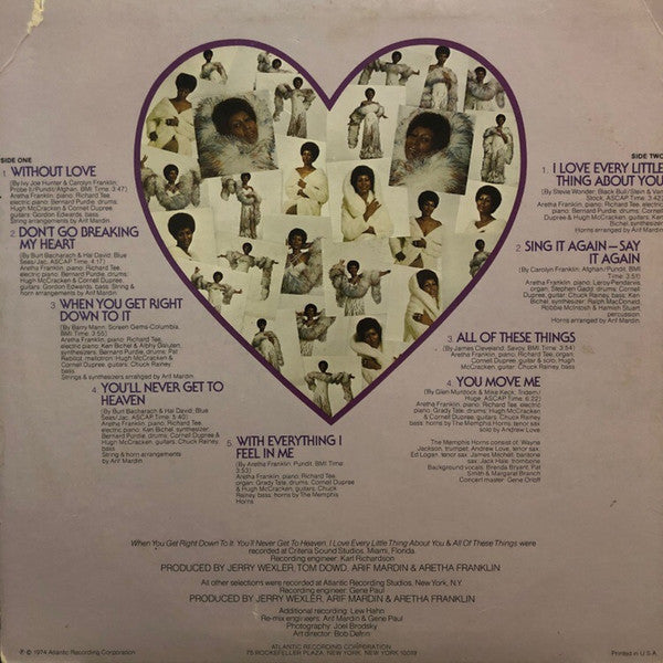 Aretha Franklin : With Everything I Feel In Me (LP, Album, FT)
