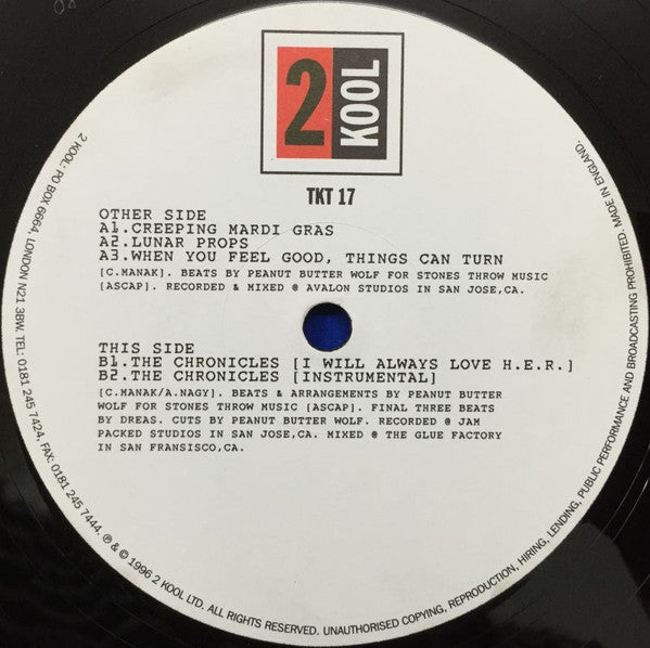 Peanut Butter Wolf : Lunar Props EP (12", EP)