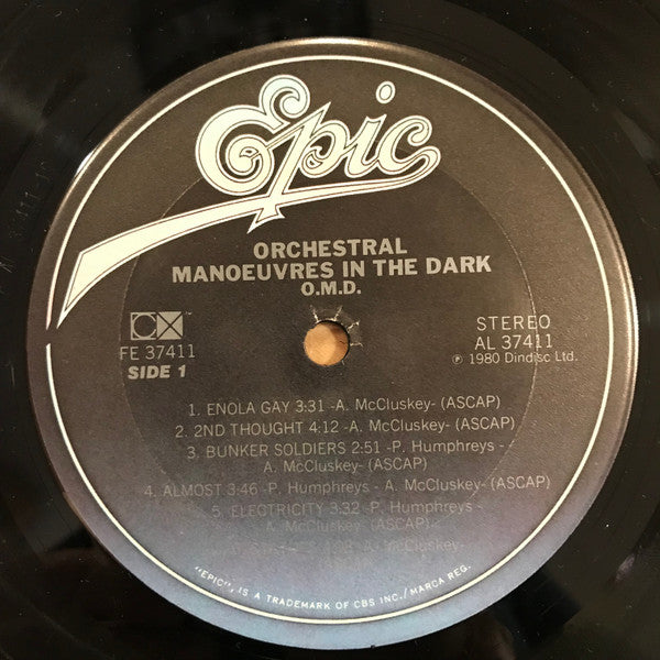 Orchestral Manoeuvres In The Dark : O.M.D. (LP, Comp, Ter)