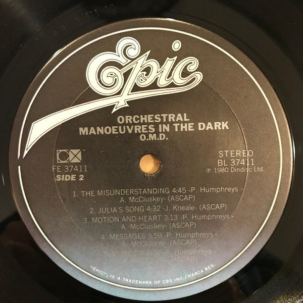 Orchestral Manoeuvres In The Dark : O.M.D. (LP, Comp, Ter)
