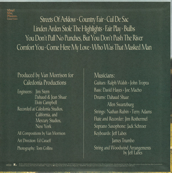 Van Morrison : Veedon Fleece (LP, Album, Club, RE, RM, Gre)