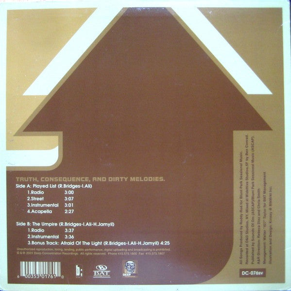 Maspyke : The Played List / The Umpire (12")