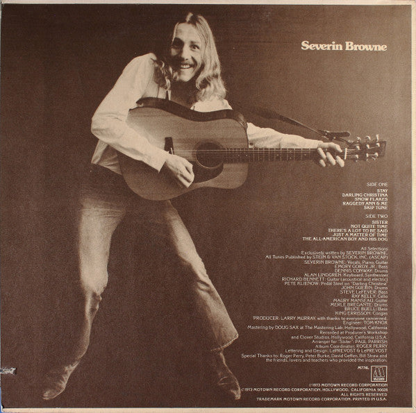 Severin Browne : Severin Browne (LP, Album)