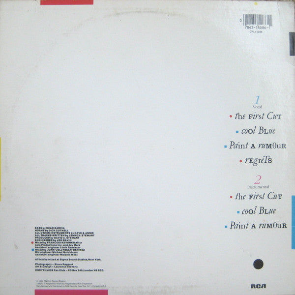 Eurythmics : Touch Dance (LP, Album, Ind)