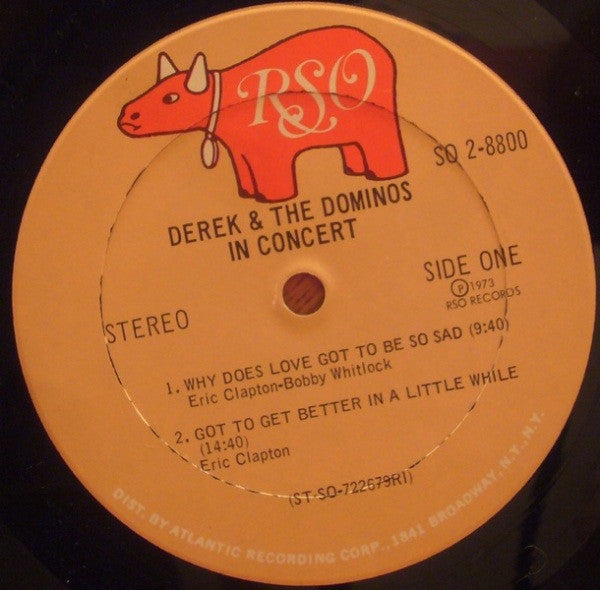 Derek & The Dominos : In Concert (2xLP, Album, RI)
