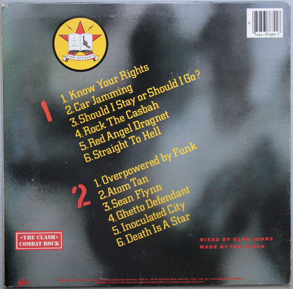 The Clash : Combat Rock (LP, Album, Pit)