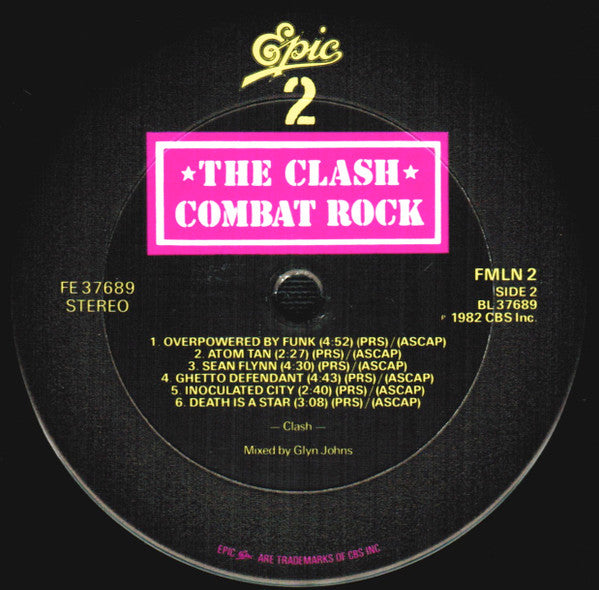 The Clash : Combat Rock (LP, Album, Pit)