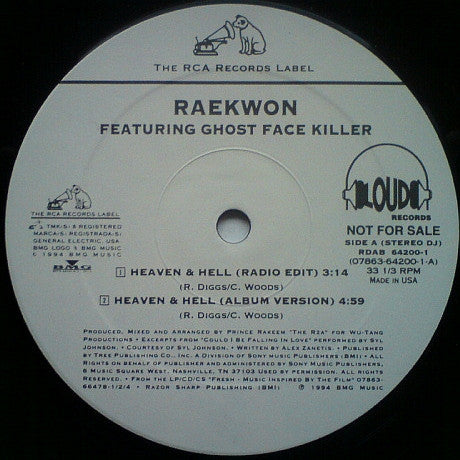 Raekwon : Heaven & Hell (12", Promo)